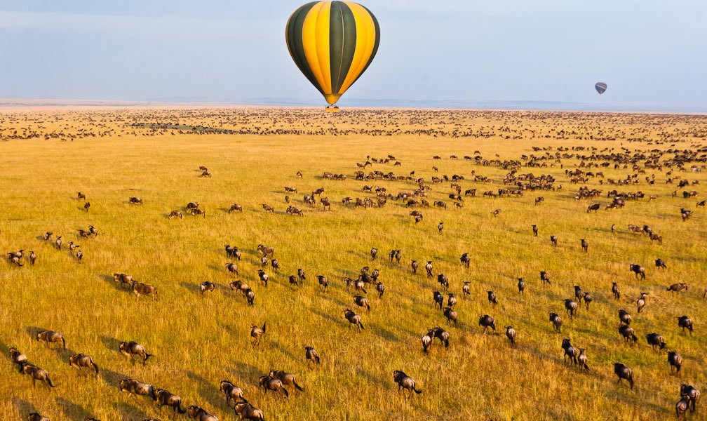 Masai Mara hot air balloon safari