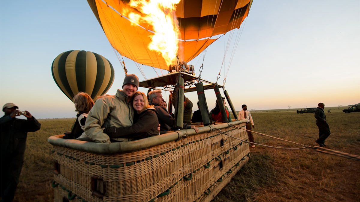 hot air baloon safari Masai Mara